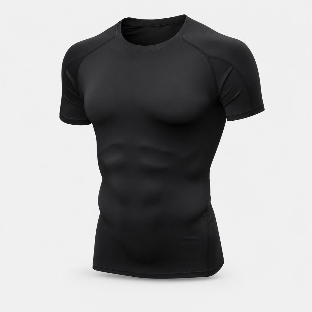 Camiseta Deportiva de Compresion - Negro