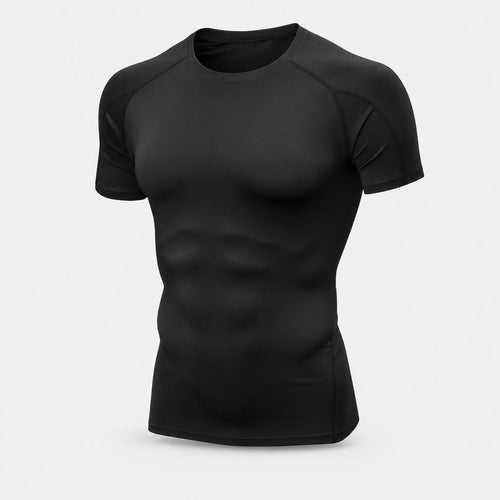 Camiseta Deportiva de Compresion - Negro